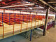 3개 수준 산업 메자닌 플로어, 파란/주황색 플래트홈 저장 체계
